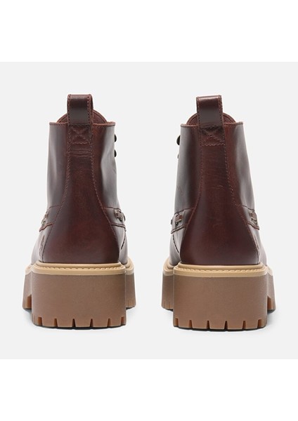 STONE STREET MID LACE UP BOOT Kadın Burgundy Full Grain Bot TB0A27YZEIW1 fırsatları