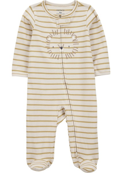 Erkek Bebek Haki Uyku Tulumu