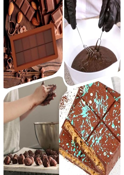 Kahverengi Çikolata Kalıbı, Evde Lezzetli Tatlar Yaratın modelleri