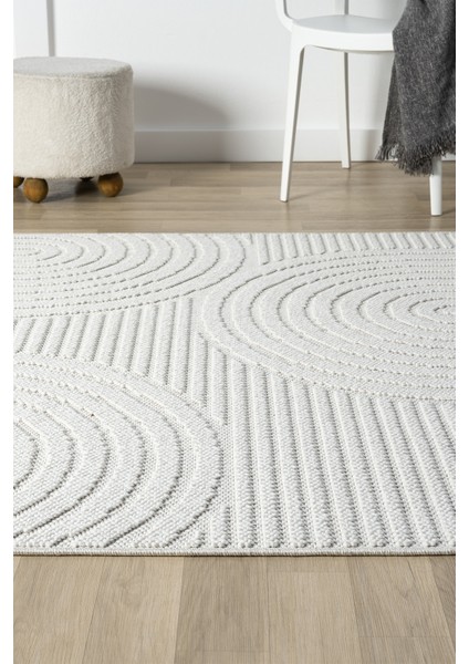 Fizy Beyaz Halı Loop Sisal Halı Modern Dokuma Oturma Odası Salon Halısı 13792A indirimleri