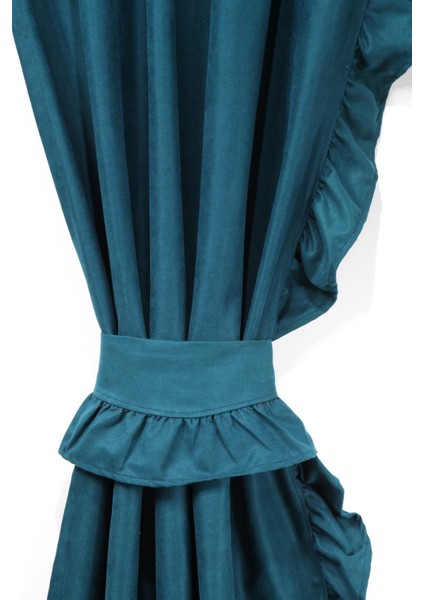 Poli Perde Çift Kanat Dikey Fırfırlı fiyatları