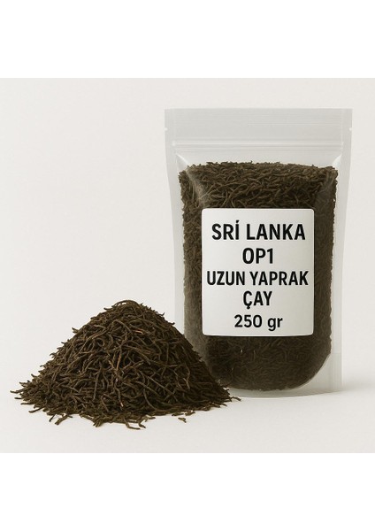 Op1 Uzun Yaprak Siyah Ceylon Çay 250 gr - Doğal & Katkısız