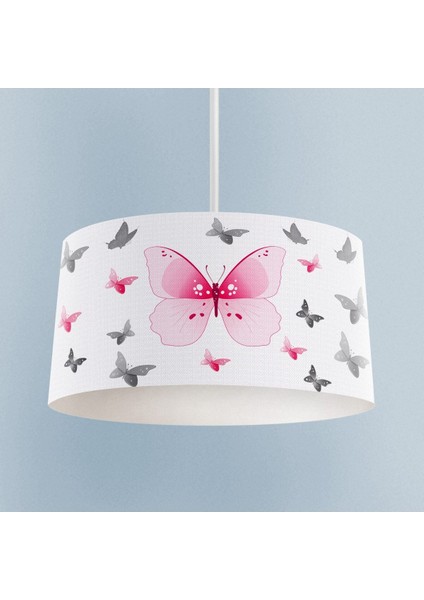 Çok Renkli Kelebekli Avize, Şık ve Zarif Aydınlatma Seçeneği