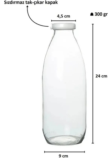 10 Adet Cam Süt, Ayran, Meşrubat Şişelerine Uygun Kapak 45 mm Plastik Sızdırmaz Geçmeli Kapak indirimleri