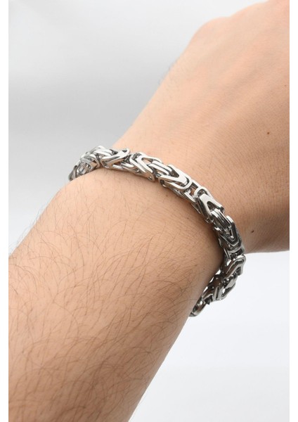 Paslanmaz Çelik Kral Model Bileklik 6 mm 902111 fiyatları