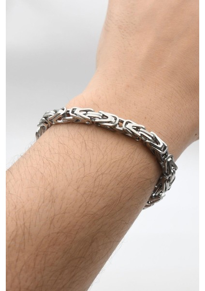 Paslanmaz Çelik Kral Model Bileklik 6 mm 902111 modelleri