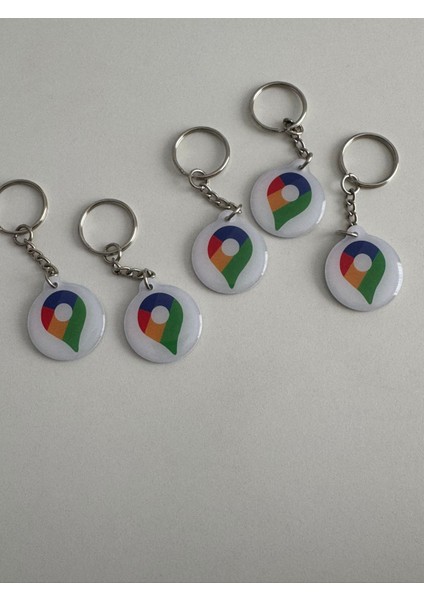 Nfc Google Yorum ve Puan Anaharlığı 3cm 5 adet anahtarlık fırsatları
