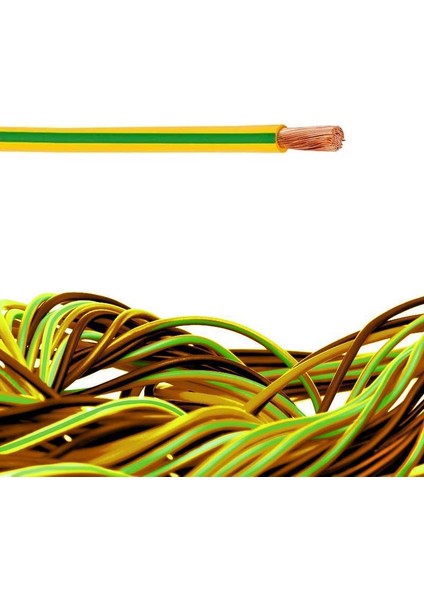 1X1MM Nyaf KABLO-100M (Sarı/yeşil)