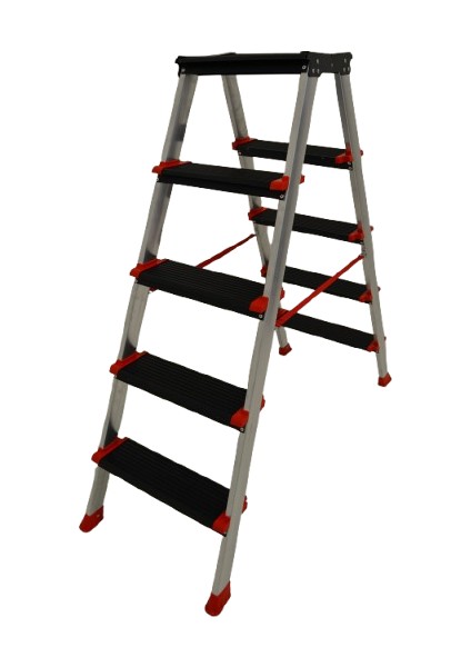 Alüminyum Çift Taraflı Merdiven 5+5 (SAR1325)