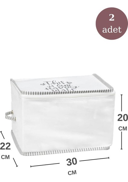 2’li Ipli Kazak Hurcu Set, Yatak Baza Kanepe Altı Kıyafet Çamaşır Eşarp Düzenleyici (30X20CM) 2 Adet fiyatları