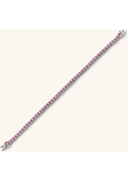 3mm Pembe Zirkon Taşlı Su Yolu Bileklik fiyatları