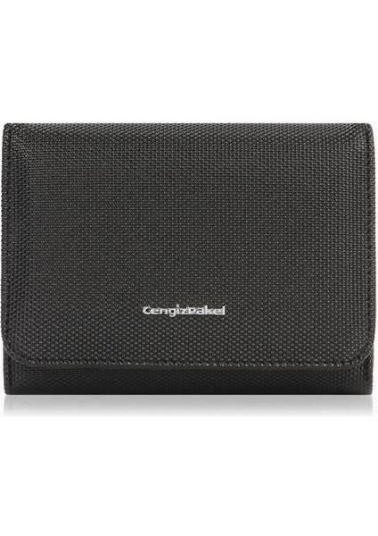 Küçük Boy Mıknatıslı Kadın Cüzdan/portföy – 65297L - Siyah