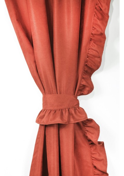 Poli Perde Çift Kanat Dikey Fırfırlı fiyatları