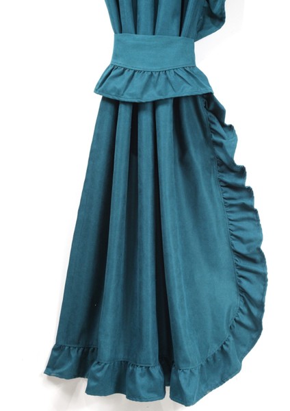 Poli Perde Çift Kanat Dikey Fırfırlı modelleri