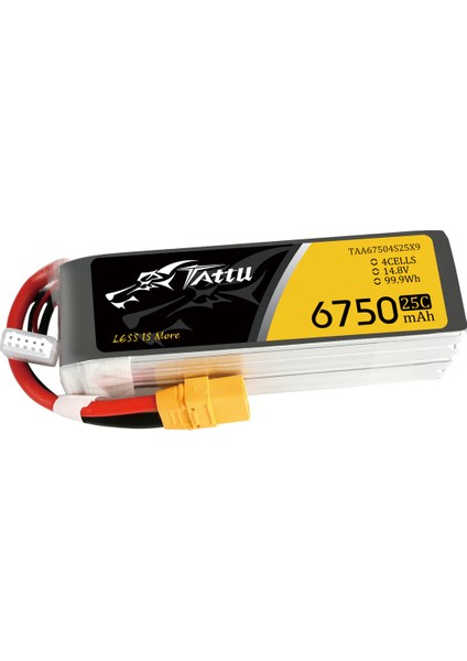 Lipo Batarya 4s 6750 Mah 25C