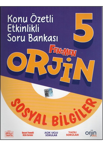 Fenomen 5.sınıf Orjin Sosyal Bilgiler Konu Özetli Etkinlikli Soru Bankası