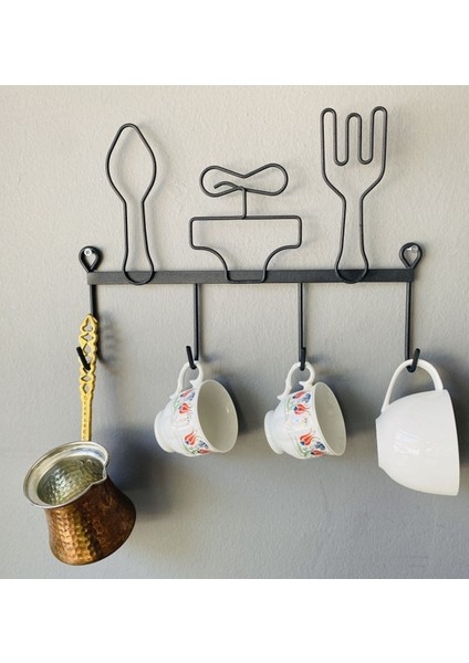 4 Kancalı Metal Tava Asmak Için Aski, Sağlam ve Şık Tasarım indirimleri