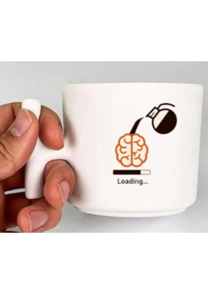 Renkli T Kulp Kupa, Şık ve Kullanışlı Kahve Için Ideal Seçenek