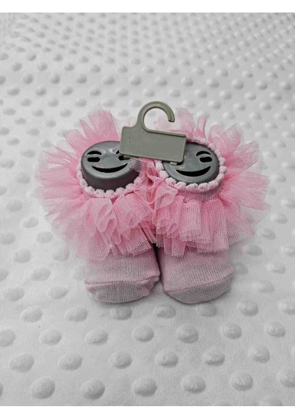 sun Tekstilden Pamuklu Tüllü Kokoş Bebek Çorabı