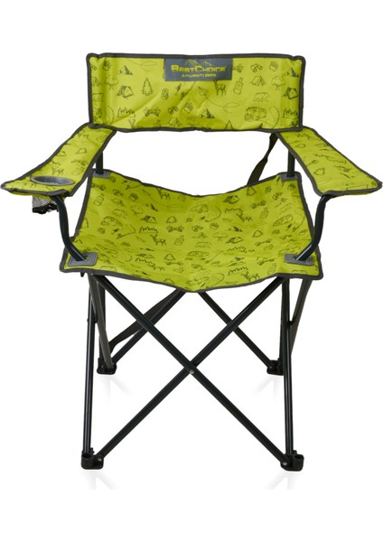 Bestchoice Xl Kamp Sandalyesi - Yeşil - 55X55X85 cm