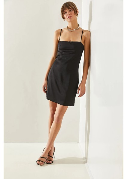 Kadın Ince Askılı Astarlı Mini Elbise fiyatları