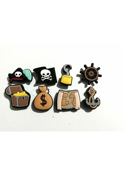 8 Renkli Terlik Süsleri Seti, Şık ve Eğlenceli Dekorasyon Için Mükemmel Seçim