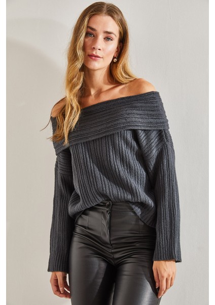 Kadın Degaje Yaka Kazak fiyatları