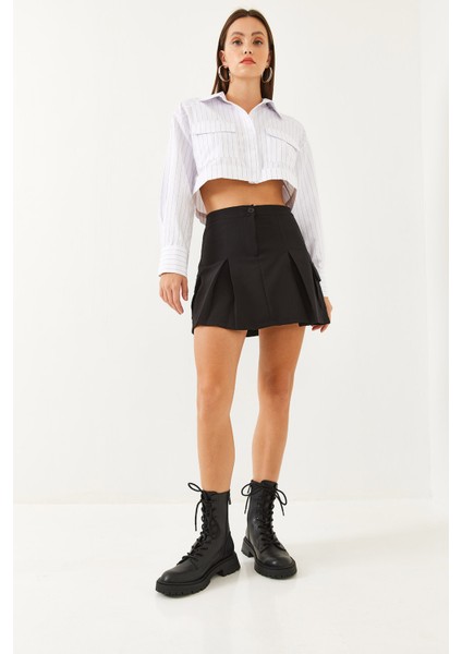 Kadın Kargo Cep Detaylı Şort Etek fiyatları