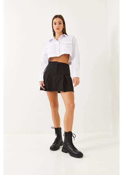 Kadın Kargo Cep Detaylı Şort Etek modelleri