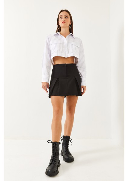 Kadın Kargo Cep Detaylı Şort Etek fırsatları