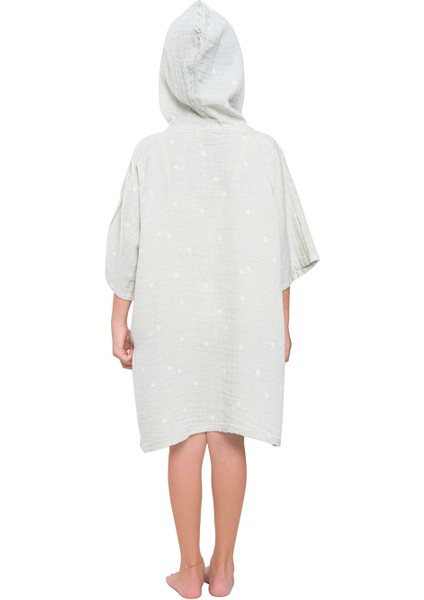 Yeşil Çocuk Panço Plaj Elbisesi, Rahat ve Şık Yaz Koleksiyonu modelleri