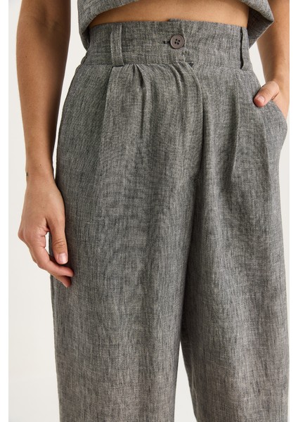 Kadın Yüksek Bel Pantolonlu Yelekli Astarlı Alt-Üst Takım indirimleri