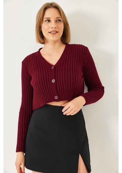 Kadın Atletli Crop Hırkalı Ikili Takım