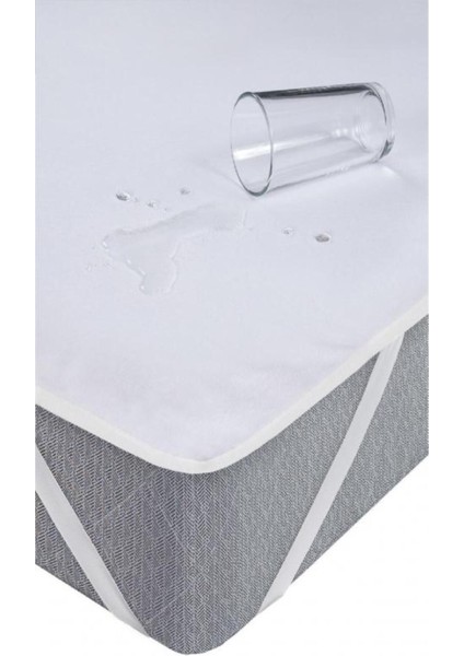 50X80 cm Köşe Lastikli Pamuk Sıvı Geçirmez Alez Beyaz modelleri