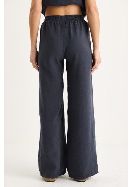 Kadın V Yaka Askılı Bluz Palazzo Pantolonlu Alt-Üst Takım indirimleri