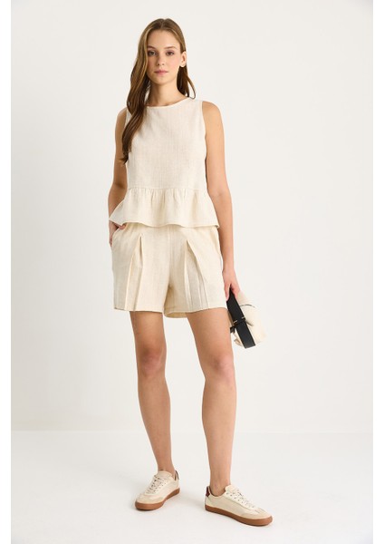 Kadın Keten Bluz Şort Takım fiyatları