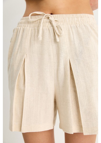 Kadın Keten Bluz Şort Takım indirimleri