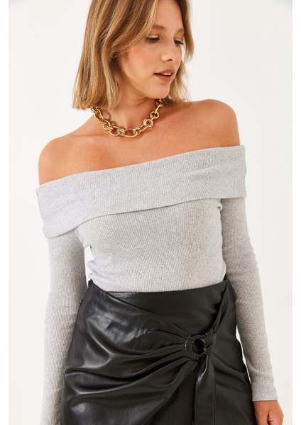 Kadın Madonna Yaka Kaşkorse Bluz fiyatları