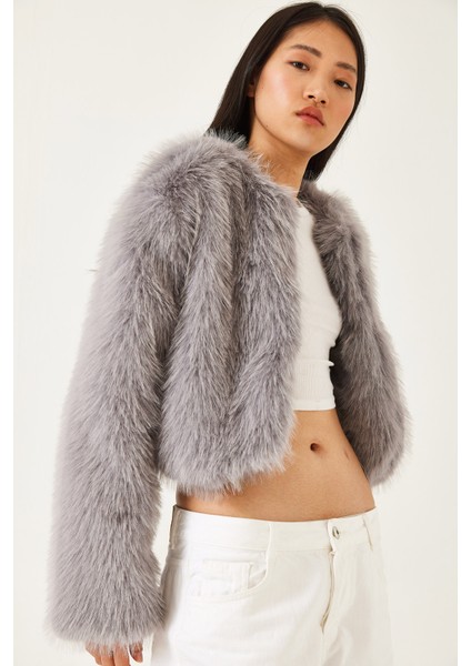 Kadın Suni Kürkllü Astarlı Mont fırsatları