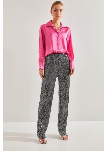 Kadın Pul Payetli Pantolon