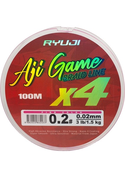 Aji Game 4b Pink 100M Ip Misina