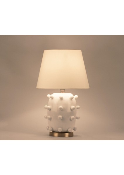 Beyaz Roma Seramik Abajur fiyatları