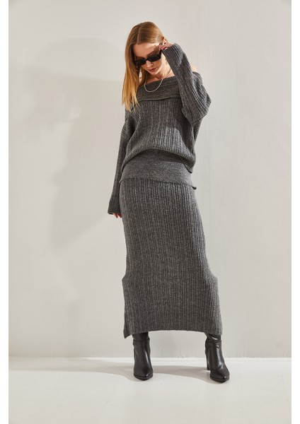 Kadın Madonna Yaka Triko Alt Üst Takım fiyatları