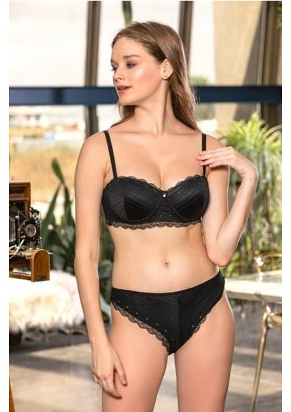 Gallipoli 31291 Straplez Sütyen ve Slip Takım