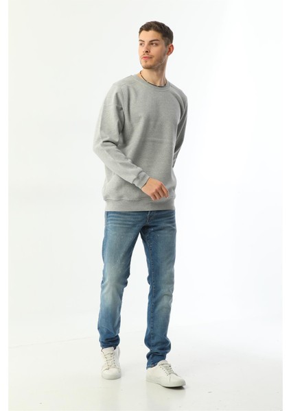 Basic %100 Organik Pamuklu Erkek Sweatshirt modelleri
