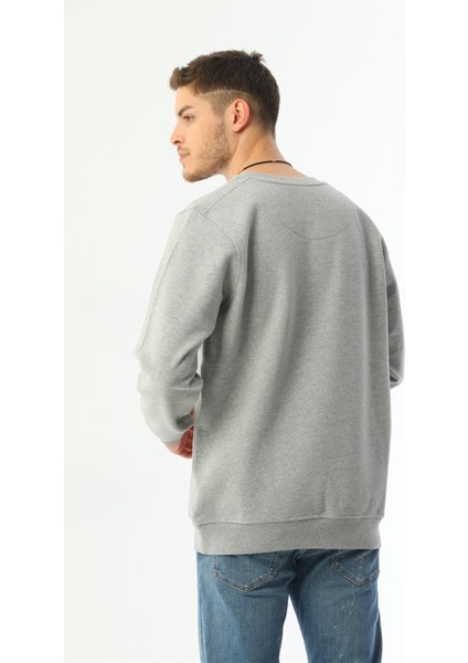 Basic %100 Organik Pamuklu Erkek Sweatshirt indirimleri
