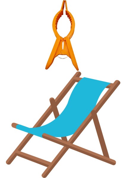 Renkli Büyük Boy Çok Amaçlı Plaj Havlu Mandalı 8'li Set fiyatları