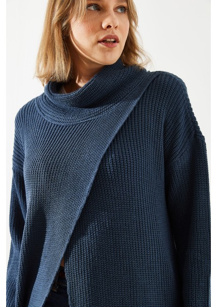 Kadın Yırtmaçlı Salaş Uzun Panço Elbise fiyatları