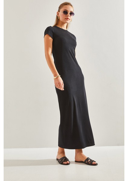 Kadın Basic Kısa Kol Elbise