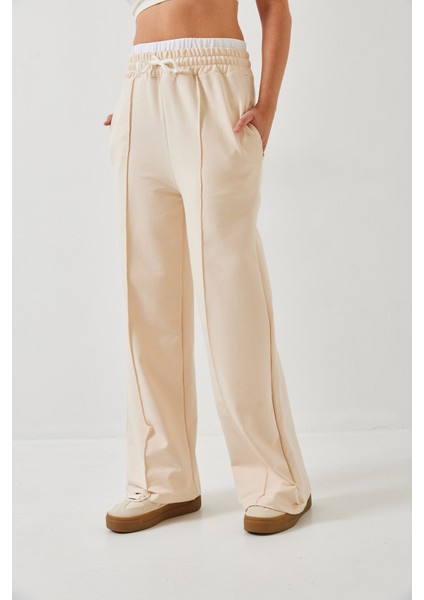 Kadın Bel Bağlamalı Lastikli Pantolon Mbhs fiyatları